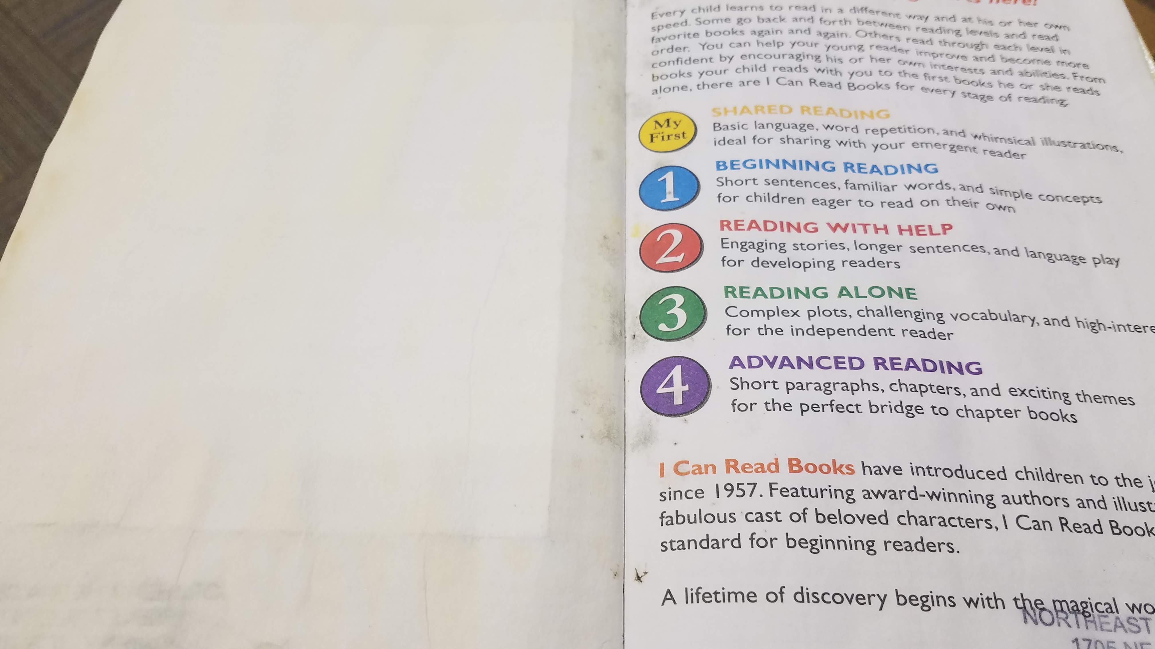 Example of liquid damage, mold, and taped up book