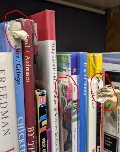 Example of common wear and tear